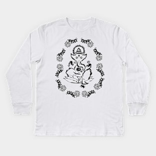 Ganesh Kids Long Sleeve T-Shirt